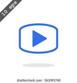 video icon, vector illustration