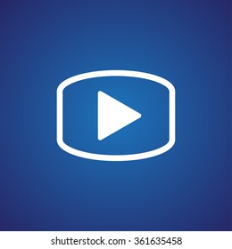 video icon, vector illustration