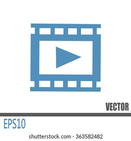 video icon, vector illustration 