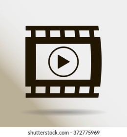 video icon, vector illustration