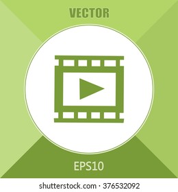 video icon, vector illustration 