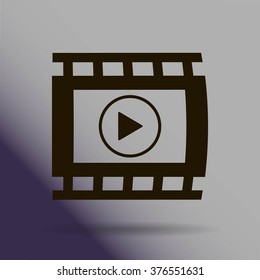 video icon, vector illustration