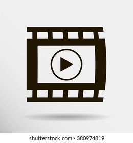 video icon, vector illustration