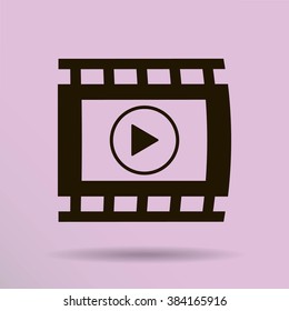 video icon, vector illustration