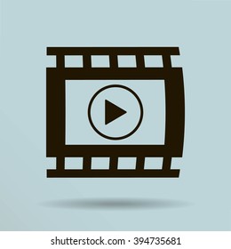 video icon, vector illustration