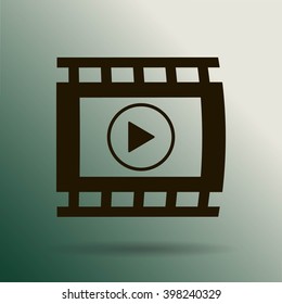 video icon, vector illustration