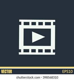 video icon, vector illustration 
