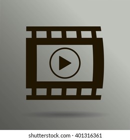 video icon, vector illustration