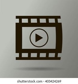 video icon, vector illustration
