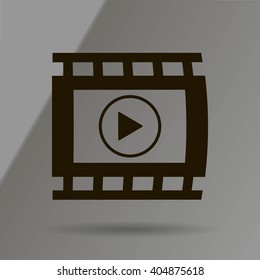 video icon, vector illustration
