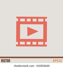 video icon, vector illustration 