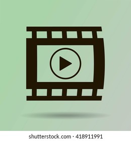 video icon, vector illustration