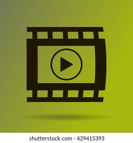 video icon, vector illustration