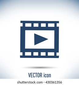 video icon, vector illustration 