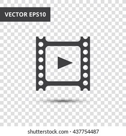 video icon, vector illustration