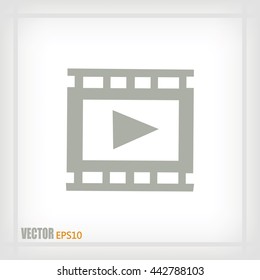 video icon, vector illustration 