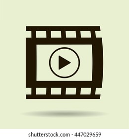 video icon, vector illustration