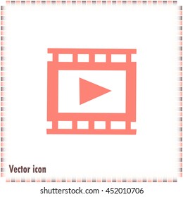 video icon, vector illustration 