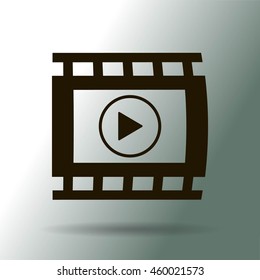 video icon, vector illustration