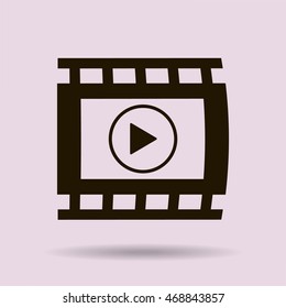 video icon, vector illustration