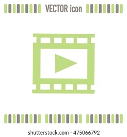video icon, vector illustration 