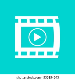 video icon, vector illustration