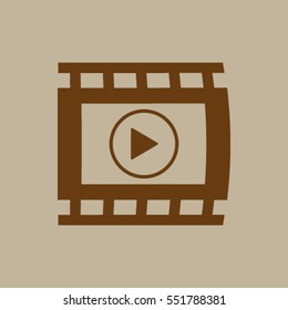 video icon, vector illustration