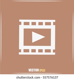 video icon, vector illustration 