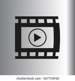 video icon, vector illustration