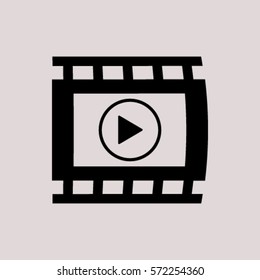 video icon, vector illustration