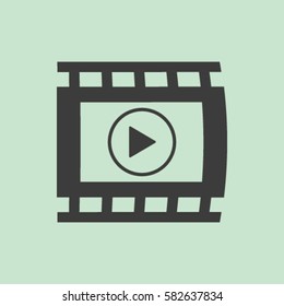 video icon, vector illustration