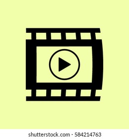 video icon, vector illustration