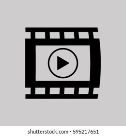 video icon, vector illustration