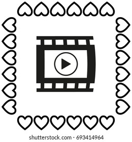 video icon vector illustration