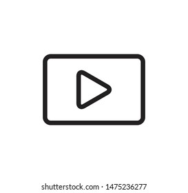 Video icon vector illustration isolated