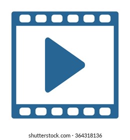 video icon, vector illustration. Modern design. Flat design style