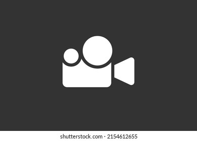 video icon vector modern style.