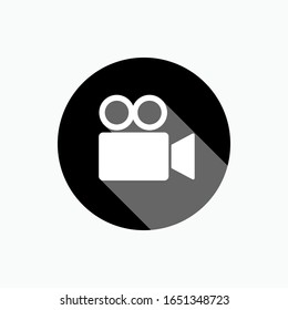 Video Icon - Vector. Play Sign. Electronic Device Symbol for Design, Presentation, Website or Apps Elements