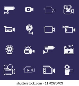 video icon vector set