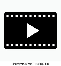 Video Icon - Vector, Sign and Symbol for Design, Presentation, Website or Apps Elements.