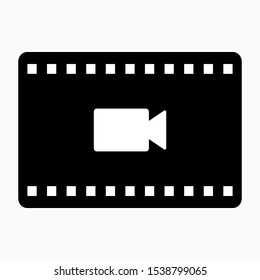 Video Icon - Vector, Sign and Symbol for Design, Presentation, Website or Apps Elements.
