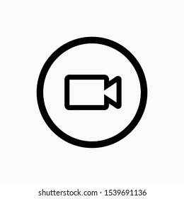 
Video Icon - Vector, Sign and Symbol for Design, Presentation, Website or Apps Elements.