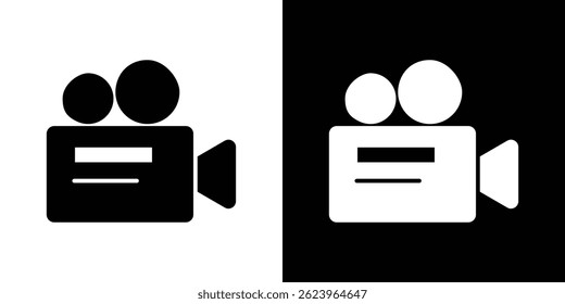 Video icon vector, solid logo illustration, pictogram