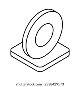 Video Icon, vector stock illustration.