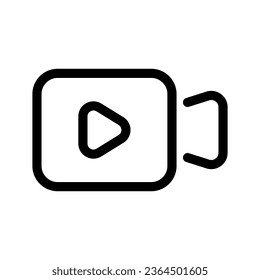 Video Icon Vector Symbol Design Illustration