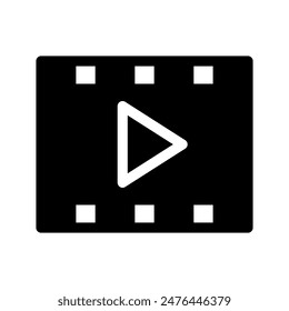 Video Icon Vector Symbol Design Illustration