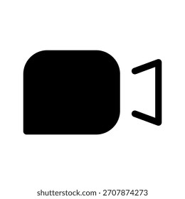 Vektorsymbol-Designgrafik für Videosymbole