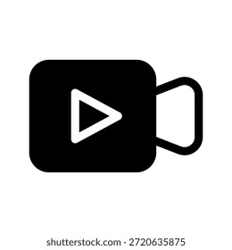 Video Icon Vector Symbol Design Illustration