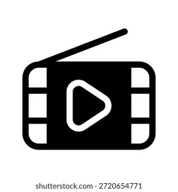 Video Ilustración de diseño de símbolo de Vector de icono
