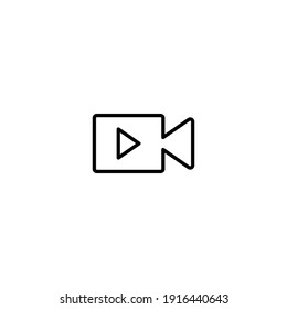 Video  icon vector for web, computer and mobile app